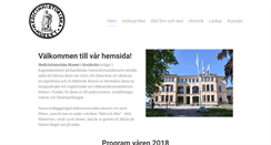 Desktop Screenshot of medicinhistoriskastockholm.se